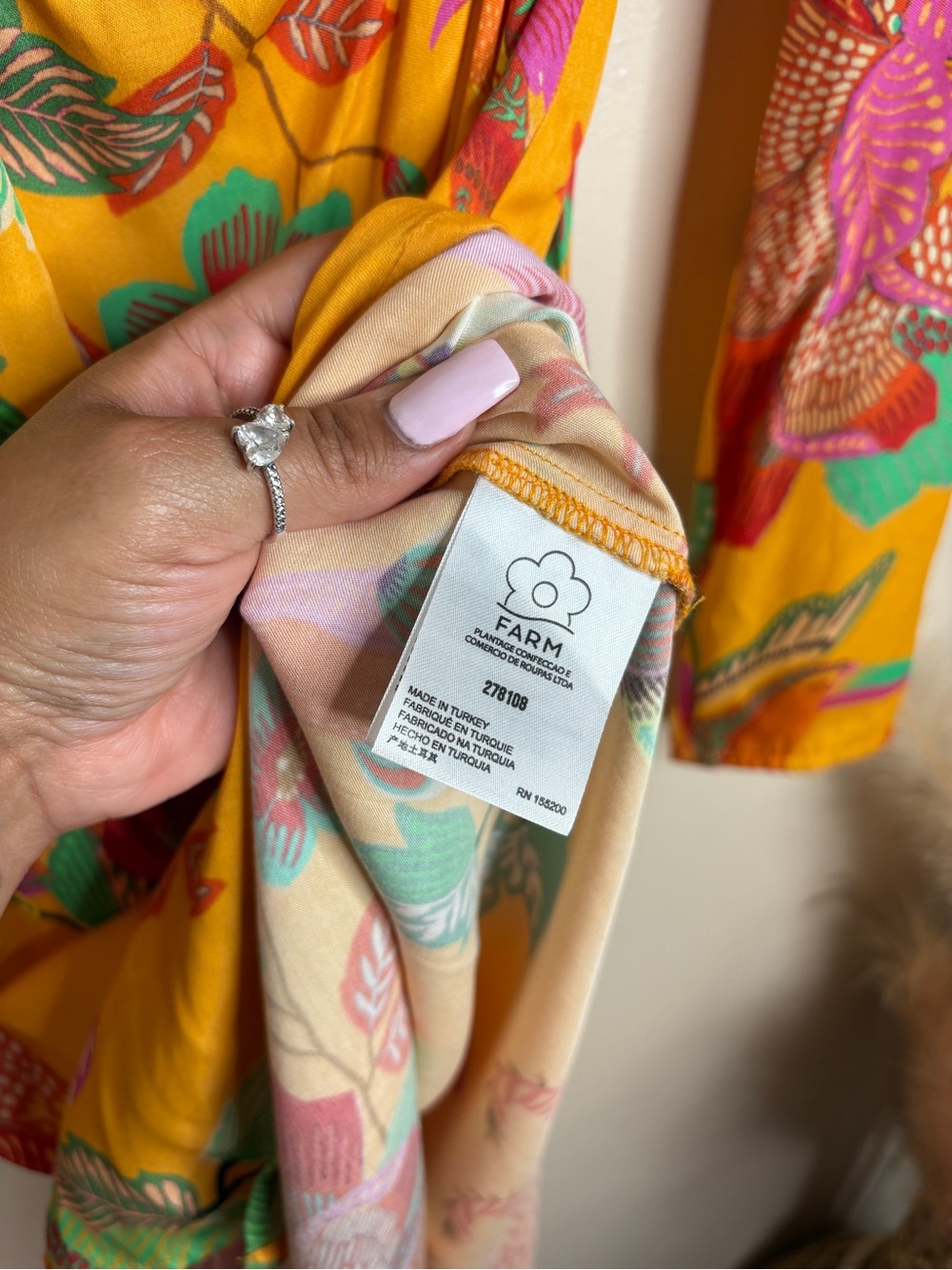 Farm Rio x Anthropologie Single-Shoulder Printed Maxi Dress - Picture 14 of 14